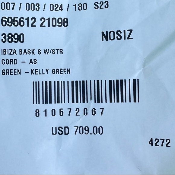 Balenciaga Green Ibiza Bask Bag (NWT) - Picture 5 of 5